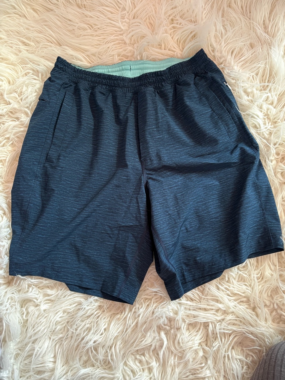 Birddogs "Boom For Your Boomstick" Blue Lined Performance Shorts Large